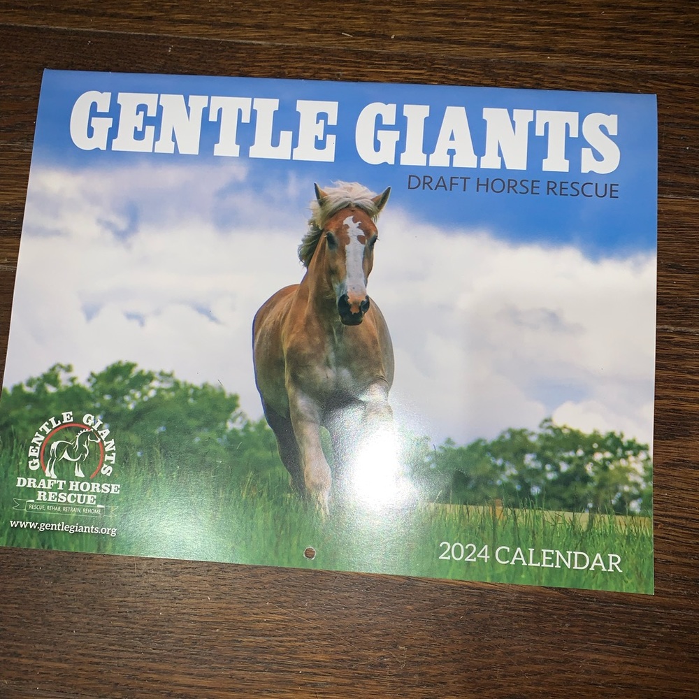 1️⃣0️⃣for$1️⃣0️⃣ 2024 Draft Horse calendar NEW